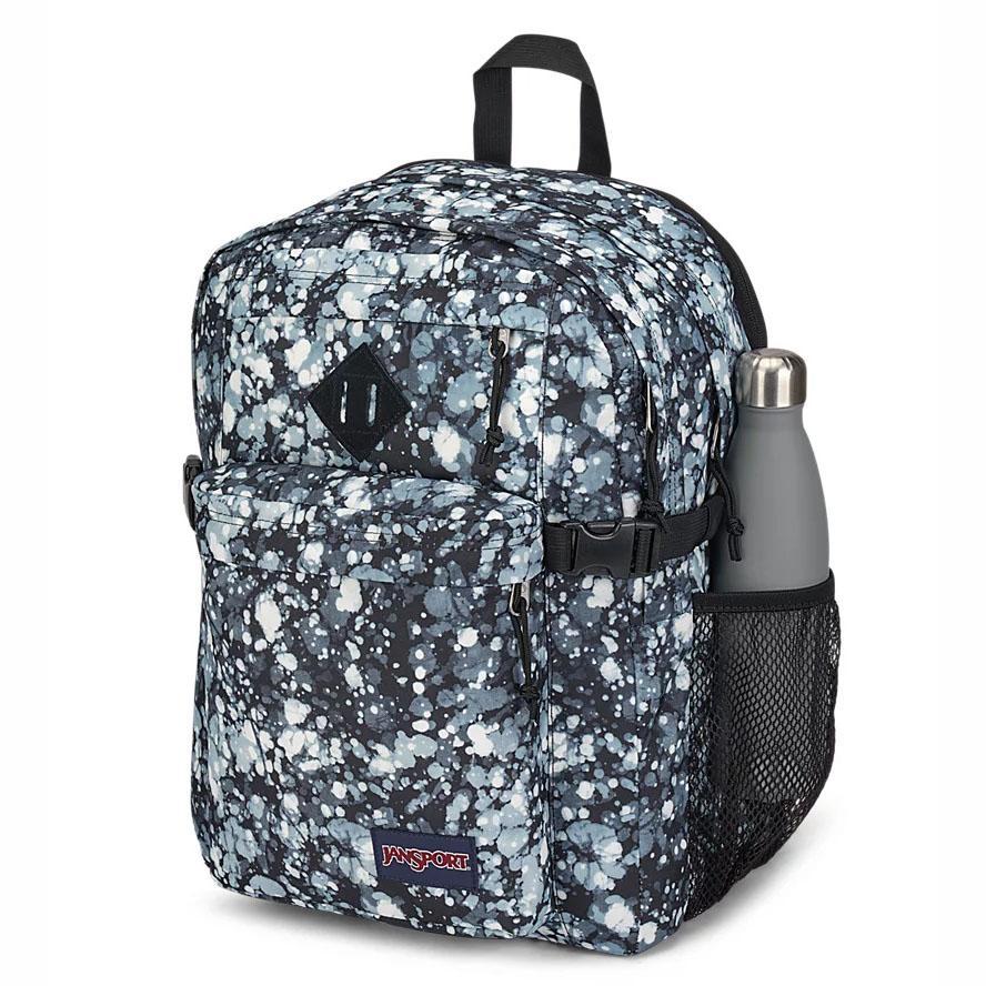 Sac à Dos Scolaire JanSport Main Campus Bleu Noir | XAR-29421111